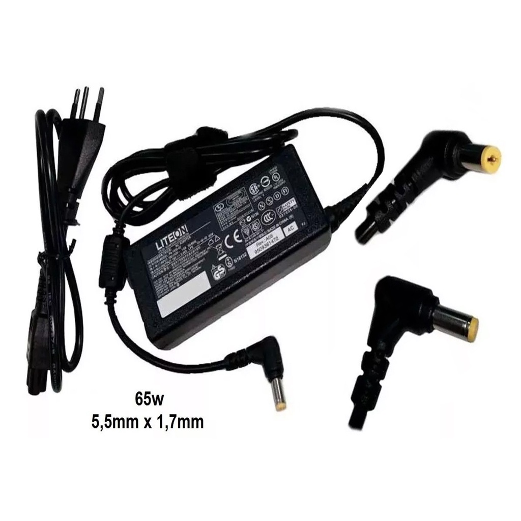 Carregador fonte compativel com Acer Emachine D525 D620 D725 E527 E625 D728 D732 ac1914