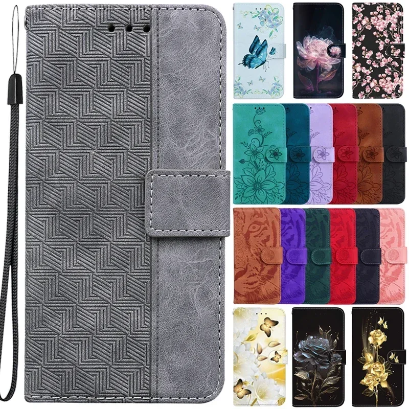 S25FE Case for Samsung Galaxy S25 FE Magnetic Case for Samsung Galaxy S25 FE Fundas Geometric Textile Wallet Book Phone Cover