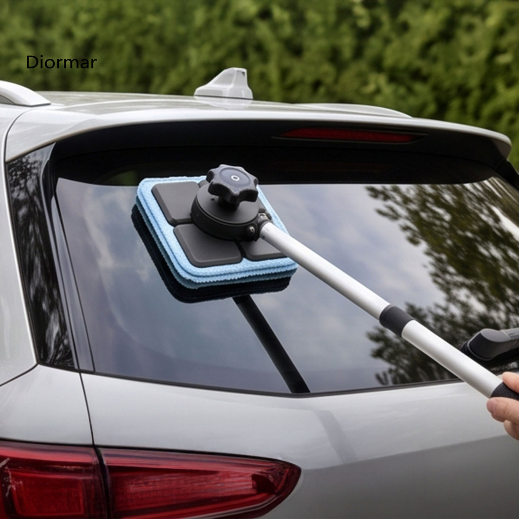 Car Windshield Tool Adjustable Reach Washer Magnetic Double-sided Window Cleaner with Long Telescopic Handle – Reusabl