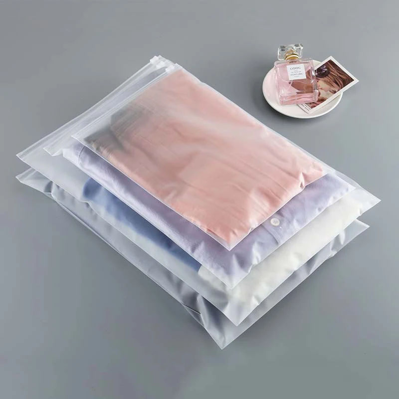 10pcs Storage Bag Zipper Self sealing Bag Waterproof Packaging Bag Packaging Bag Shoe Bag Dustproof