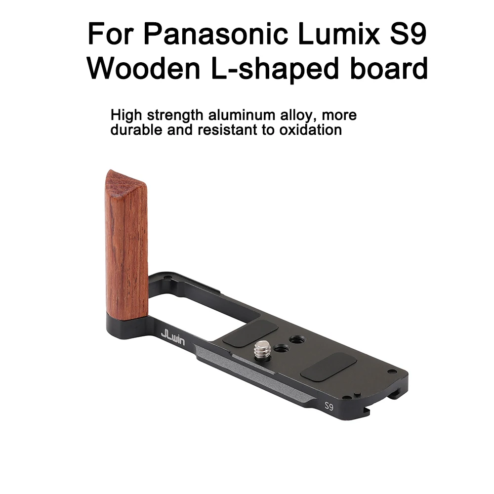 FOTGA S9 Quick Release L Plate Bracket Holder Hand Grip For Panasonic Lumix S9 Digital Camera For Arca Swiss Tripod Head Stabili
