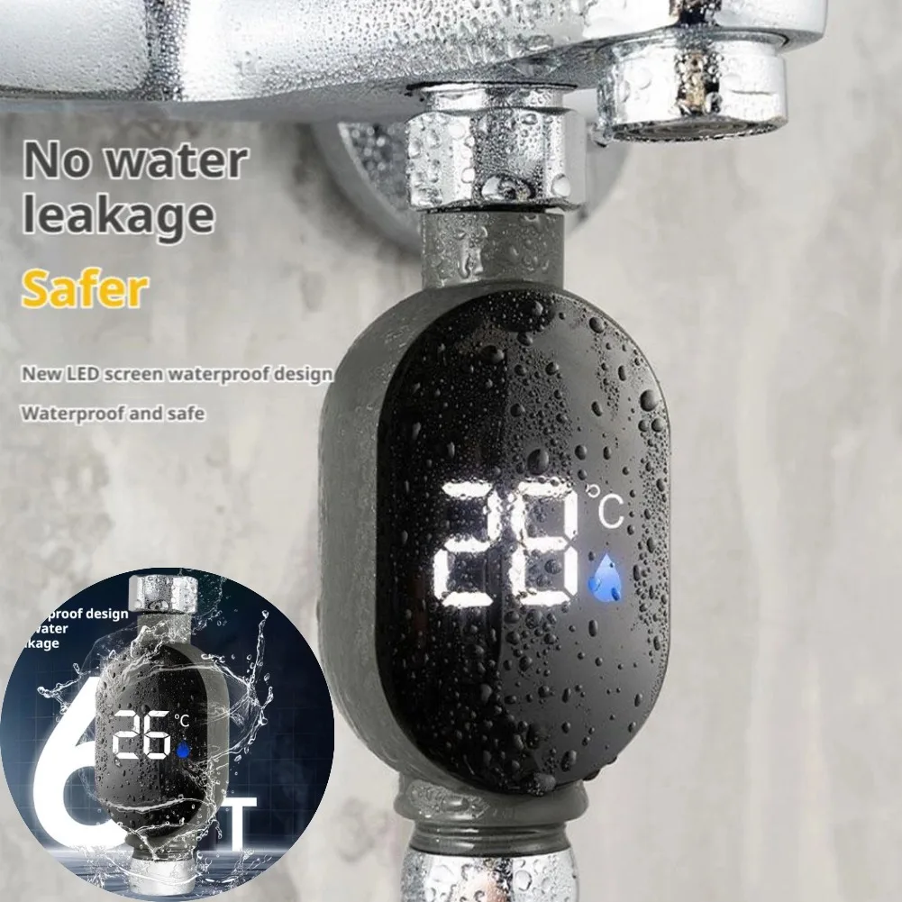 Shower Showerheads Universal Thermometer Digital Display&Intelligent Touch Activation 0℃~99℃ Bath For Home Bathroom Measurement