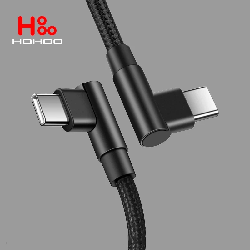 100W Type C USB C Cable For Macbook iPad Samsung Xiaomi Huawei mate PD Fast Charging Charger Cord E-Marker Chip Fast USB C Cable
