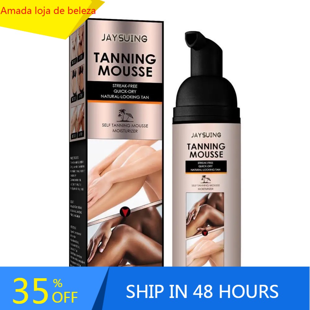 Bronzeador Sem Sol Autobronzeador Orgânico De Longa Duração Spray Natural Tan Mousse Body Fake Beach