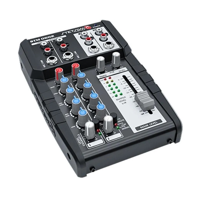 Mesa De Som Automotivo 12v 2 Canais Stereo Stetsom - Modelo Stm0602