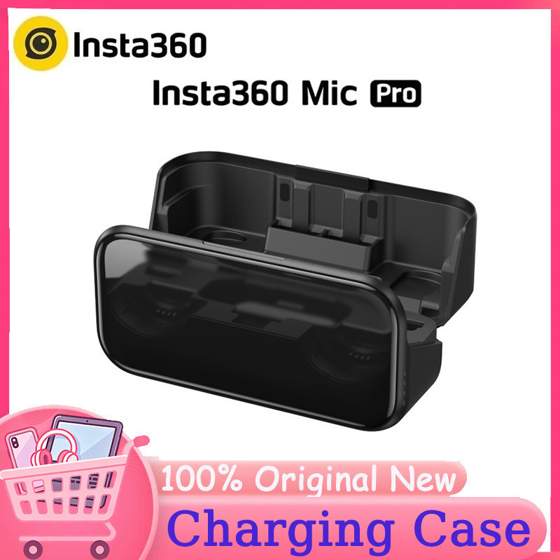 Official Original Insta360 Mic Pro Charging Case for Charging, Storage, Pairing, 2815 mAh, 174g