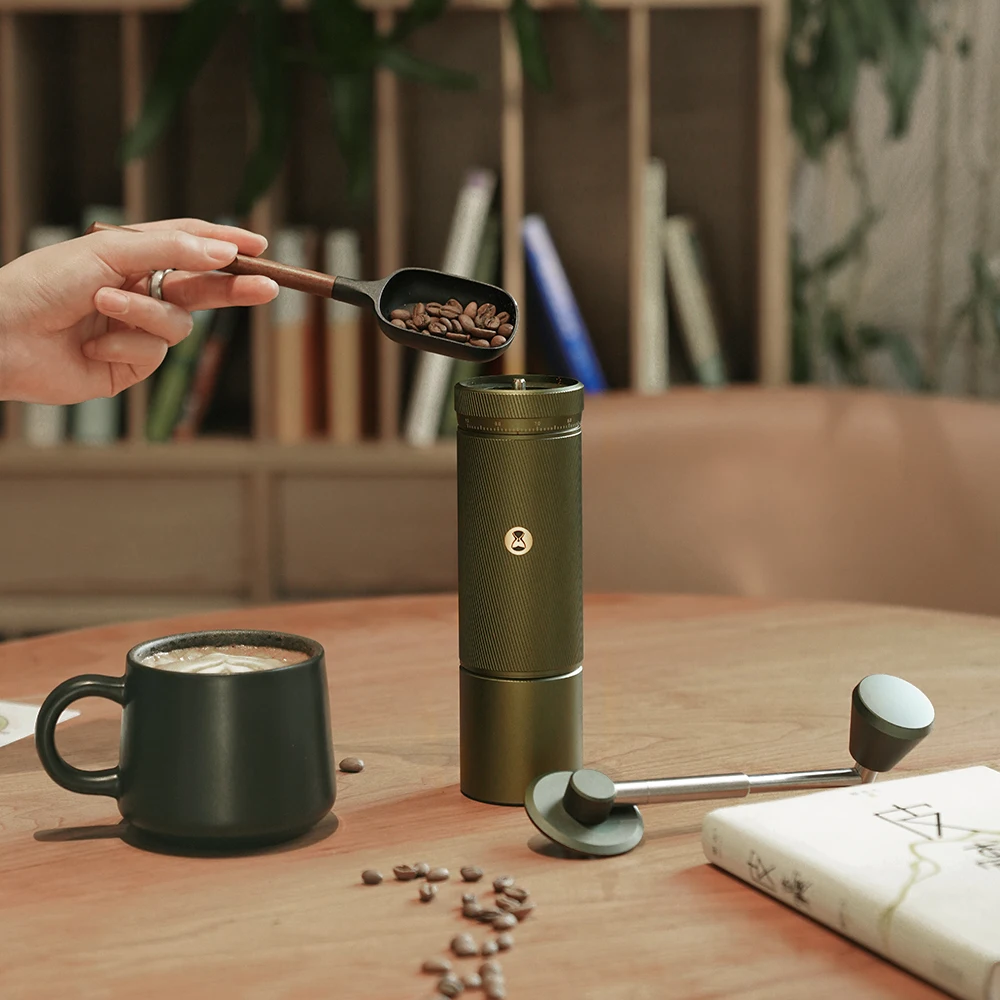TIMEMORE Chestnut S3 30g Capacity Manual Coffee Grinder Foldable Handle Black Aluminum Alloy  Espresso Grinder Mill