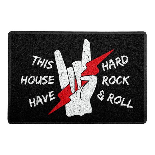 Capacho / Tapete 60x40cm - Hard Rock - Cores - Bek