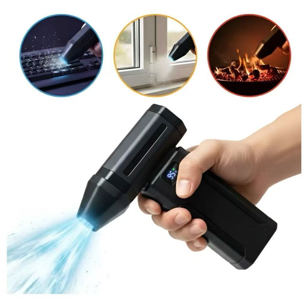 MinVentilador Portátil X8 Violent Fan – Super Potência, LED, Display Digital, Recarregável (Lj Smile)
