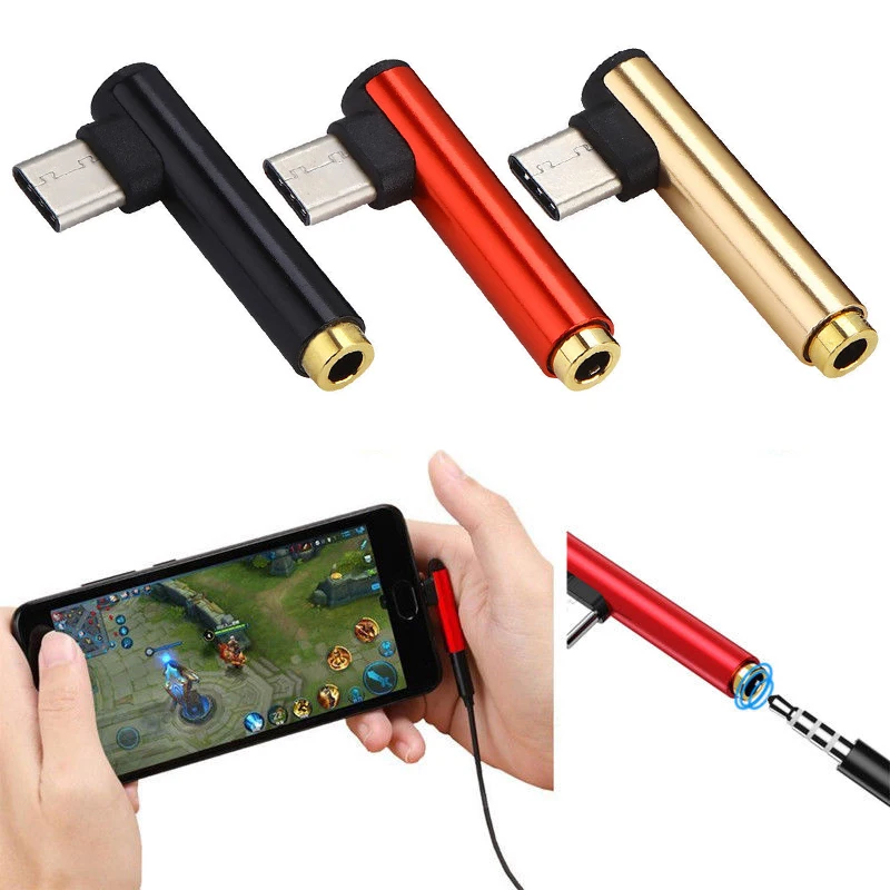 2023 Newest Type USB C To 3.5mm AUX Audio Cable Headphone Adapter Type-C To 3.5 Jack Earphone Cable Type C Adapter Mobile Game