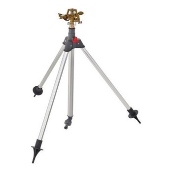 Aspersor Irrigador Setorial Zamac Telescópico Com Tripé Kala