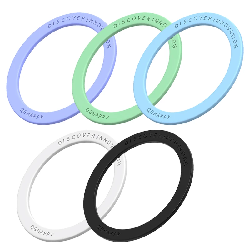 Magnetic Plate Ring For Magsafe Wireless Charger Iron Sheet Sticker Magnet Car Phone Holder For Apple iPhone 15 14 13 12 Xiaomi