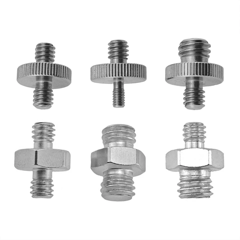 Universal Conversion Screw 1/4 to M4 3/8 Screw Male To Male Adapter Screw Photography Accessories For Dslr Camera Tripod