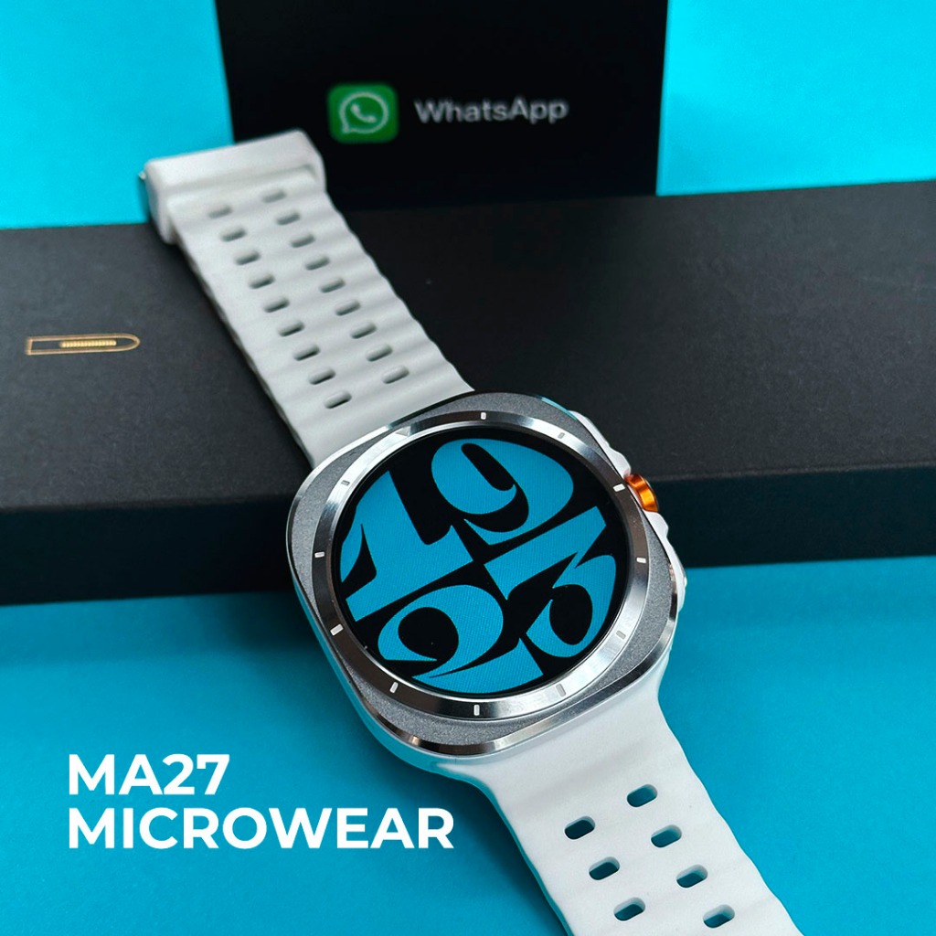 Relógio Smartwatch MA27 Serie 10 Chat Gpt Whatsapp GPS AMOLED Bluetooth NFC Android iOS