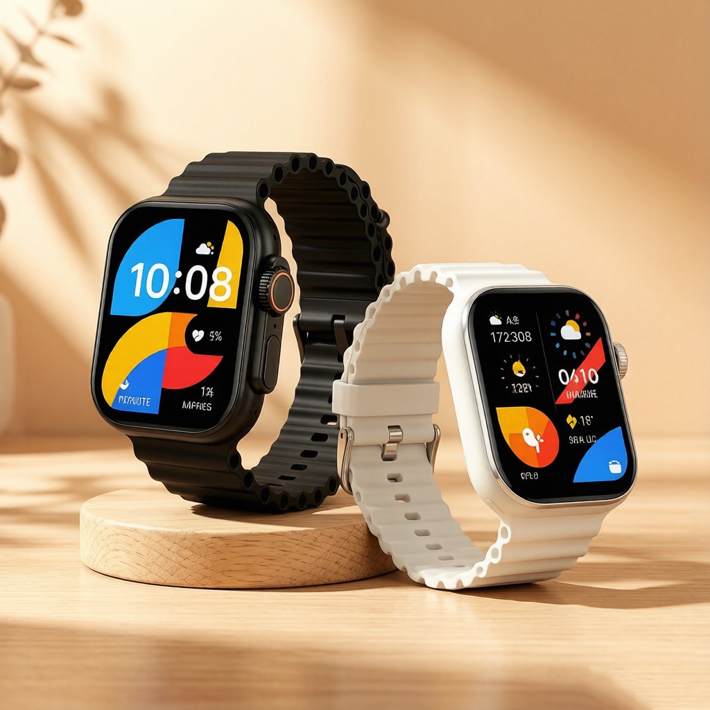 Smartwatch Série 10 Para Todos os Estilos Pulseiras Intercambiáveis Faz Chamadas e Mensagens Compatível Sistema Android