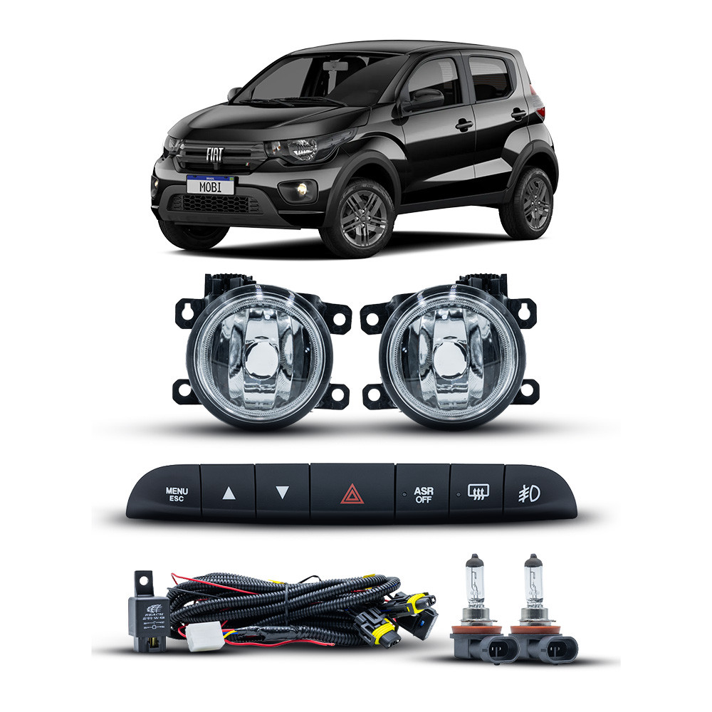 Kit Farol de Milha MOBI 2022 2023 2024 2025