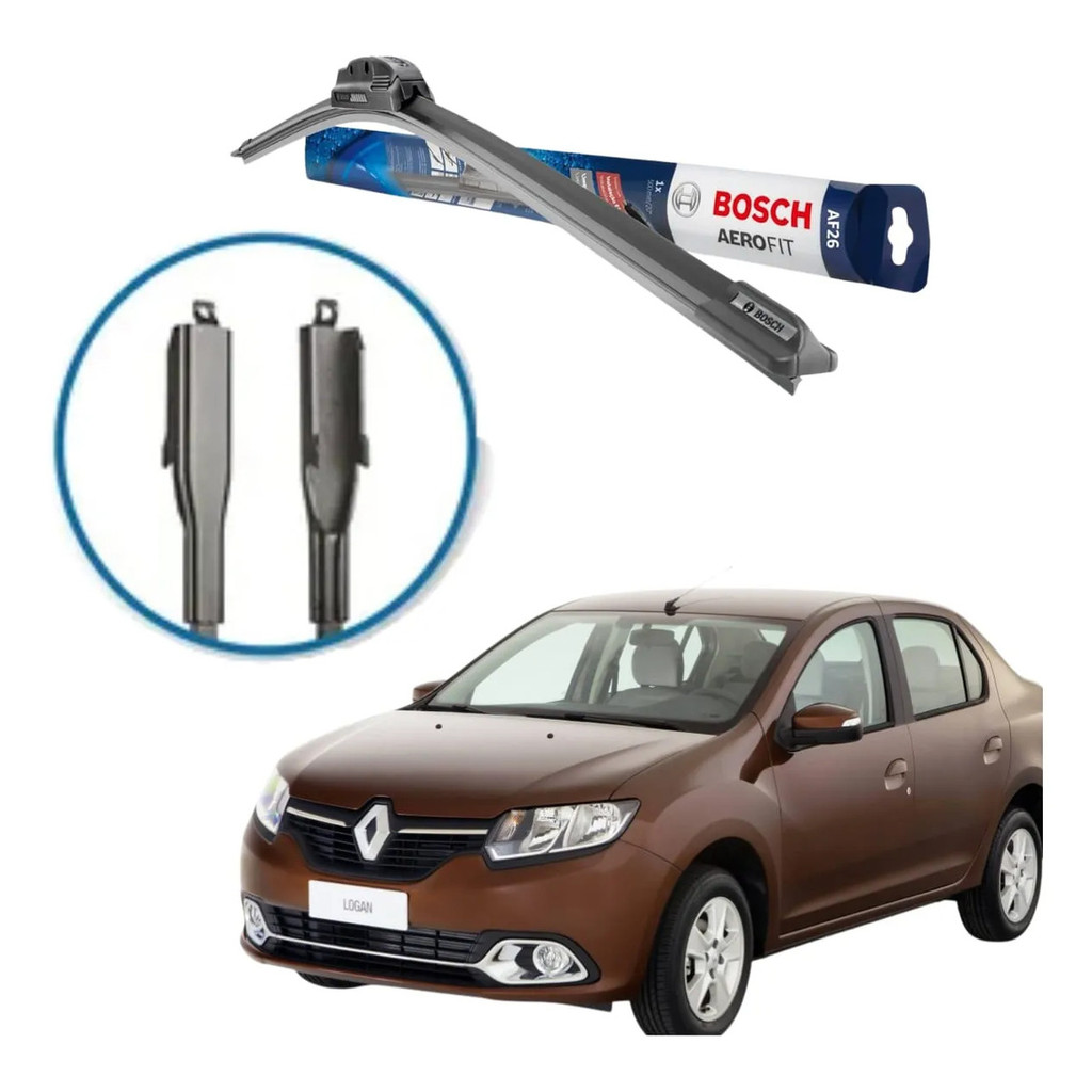 Limpador Parabrisa Palheta Renault Logan 2015 2016 2017 2018 2019 2020 2021 2022 2023 2024 2025 2026