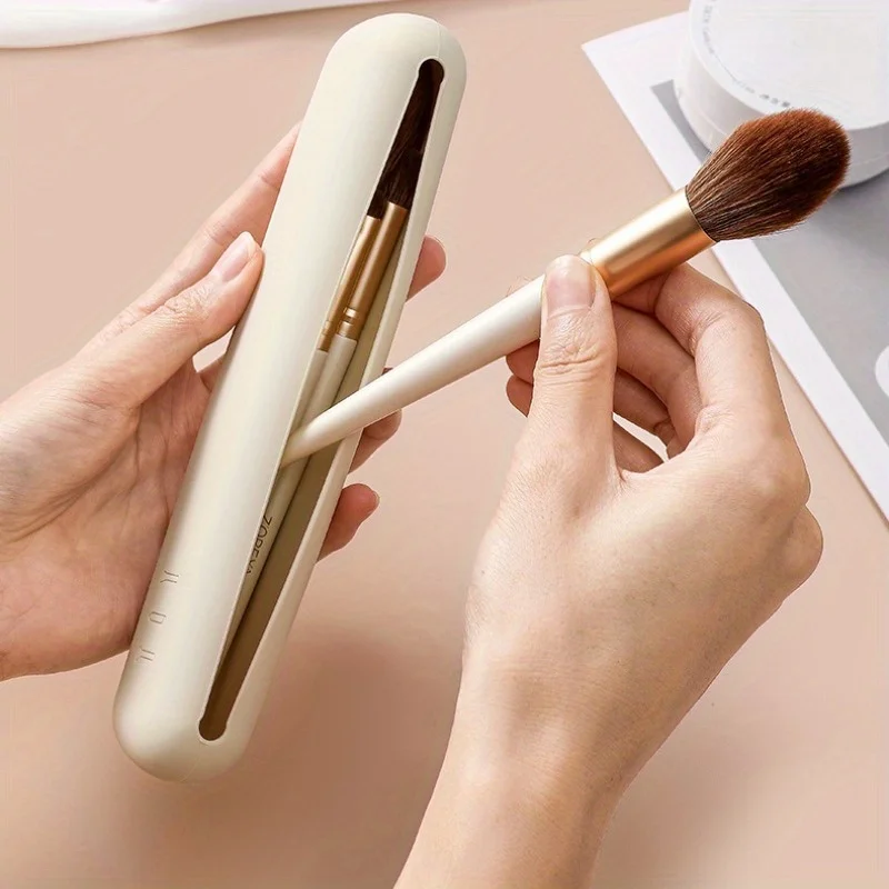 Makeup Bag Makeup Brush Pouch Cosmetic Organizer Travel Holder Storage Brush Case Brush Silicon Porta Caneta