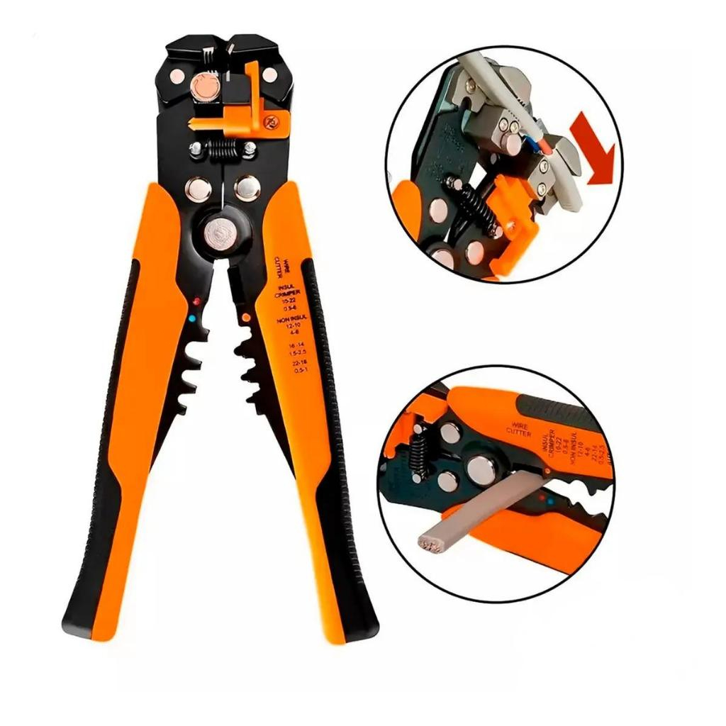 Professional Electrician Pliers Wire Tool Cable Stripper Cutter Crimper Automatic Stripping