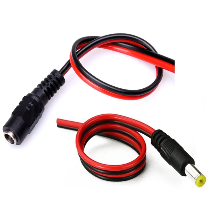 12V 24V Male Female DC Power wire Connector DC 5521 Cable Plug Adapte DC 5521 TV Camera monitoring camera power connector cable