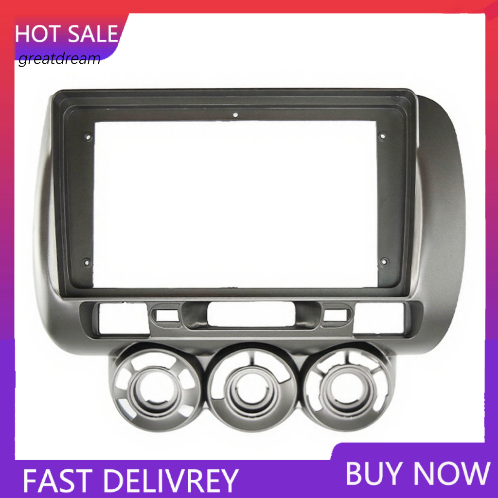 Air Conditioning Dash Kit Car Radio 9 Inch Fascia Frame for Honda Fit 2006 Rhd Ac – Navigation Panel Bezel Trim Stereo