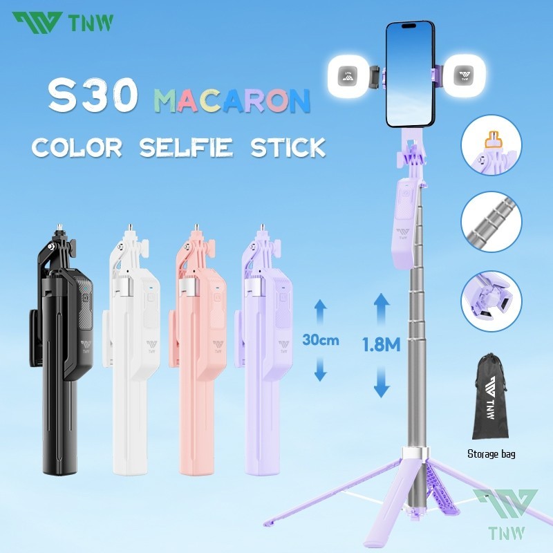 Selfie Stick Tripé Bluetooth Controle Remoto Selfie Stick Stand Adequado para telefone