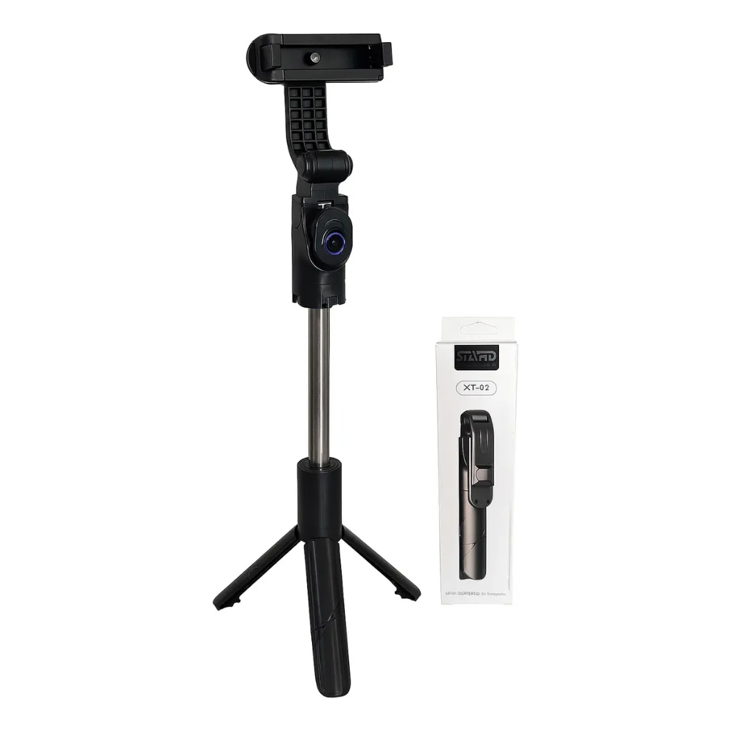 Tripé Para Celular E Pau De SelfIe Com Controle e Bluetooth Stand XT-02
