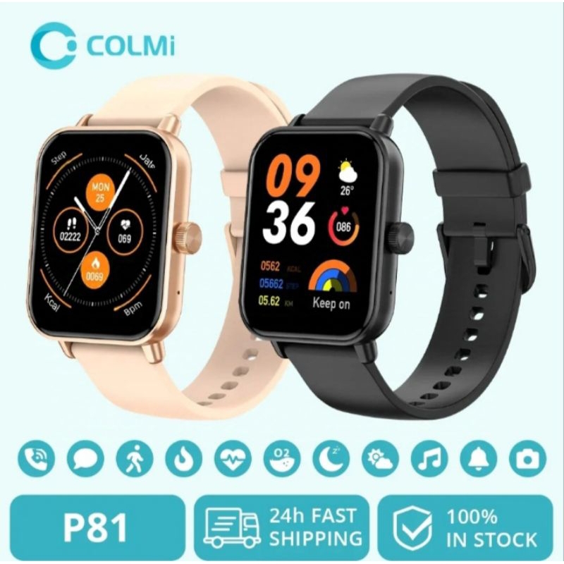 COLMI-P81 Ultra Smartwatch para Homens e Mulheres, Chamada por Voz, Tela 1,9