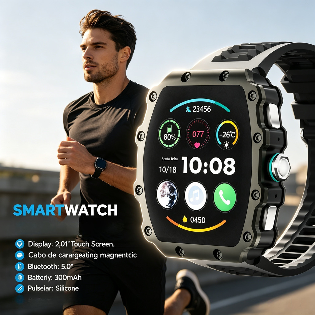 Smartwatch Bluetooth 5.0 2,01