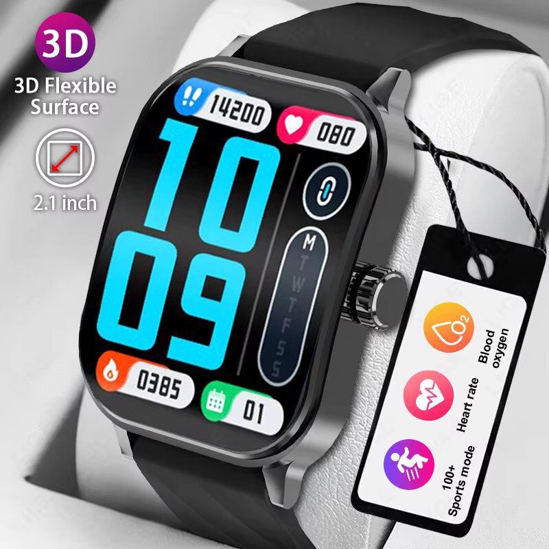 LIGE Relógio inteligente original para homens mulheres bluetooth chamada tela 3d detecção em tempo real monitor de