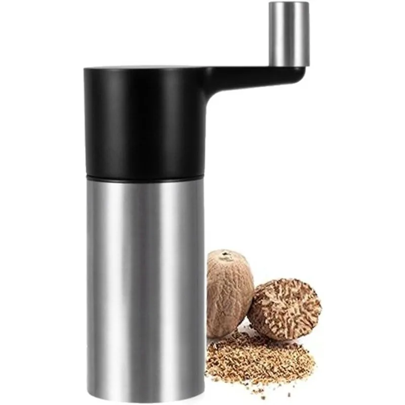 Nutmeg Mill Grater Metal Grinding Nut And Hard Spice Hand Operated Manual Grinding Machine Crushers Kitchen Tool Accessories