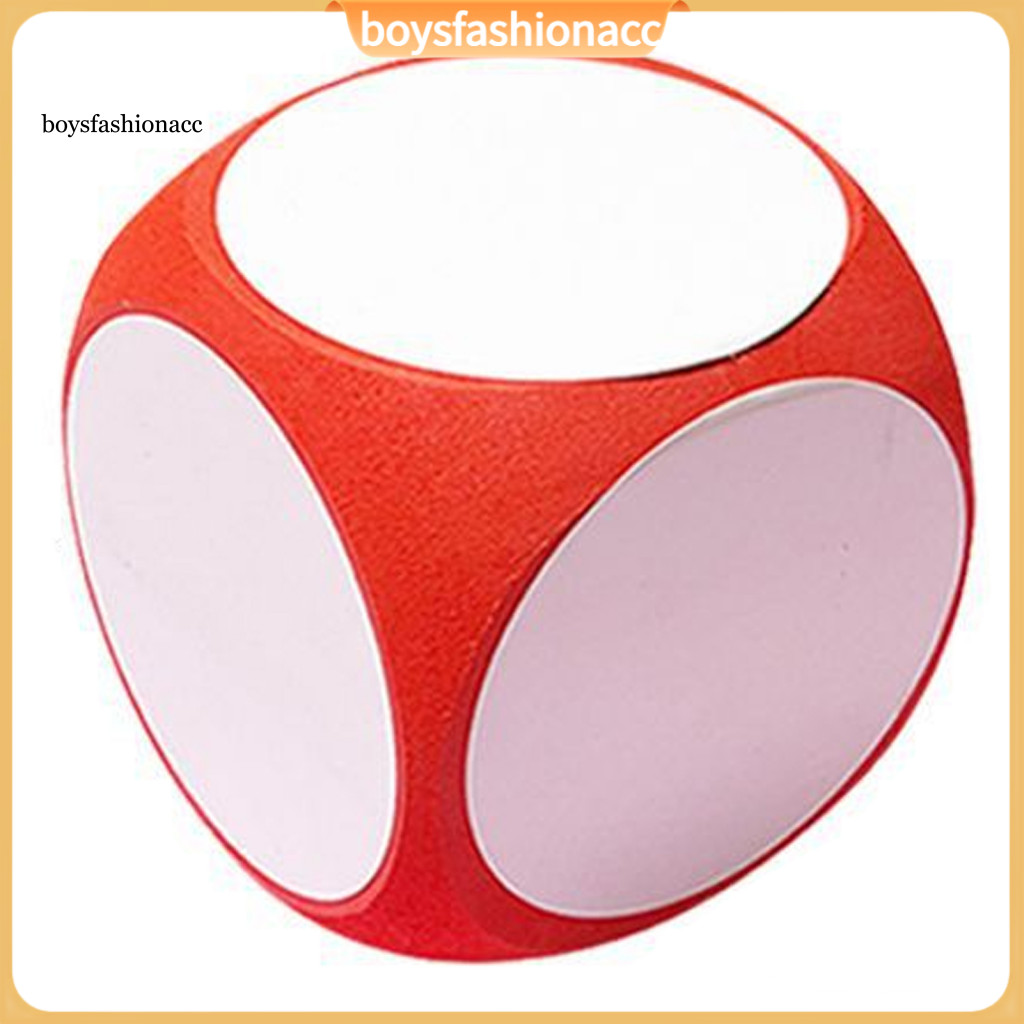 Erasable Giant Foam Dice Large Dry Erase Writable Game Cube for Kids Educational Toy Interactive Learning Fun Prop for C