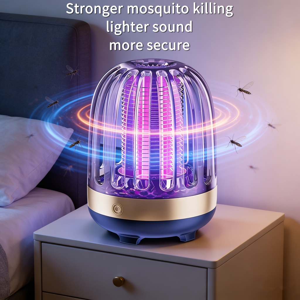 USB Plug-in Mosquito Assassino Lâmpada 5V 4W Baixa Potência Armadilha De Insetos Luz Recarregável Interior Casa Repelent