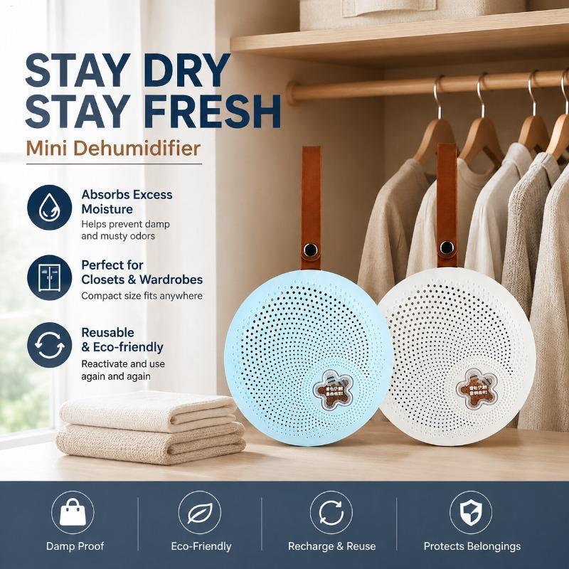 Mini Desumidificador Reutilizável Caixa De Remoção De Umidade Dispositivo Guarda-Roupa Absorver-Saco Secagem Interior À