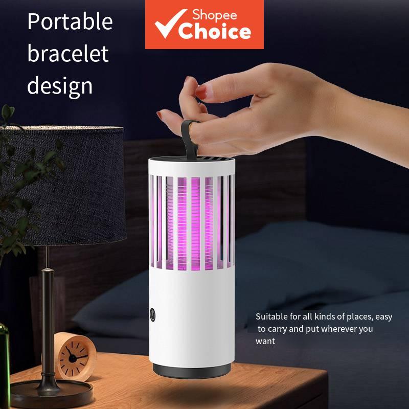 Disney Portátil Elétrico Mosquito Assassino Lâmpada Alça De Pulso Bug Zapper Inseto Armadilha Repelente Interior Ao Ar L