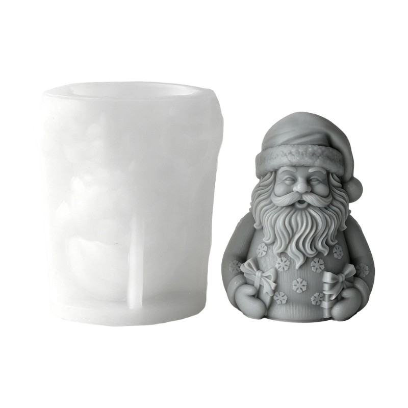 Li * Forma Detalhada Fundição Do Papai Noel Interior Texturizado Para Separar Elencos Concluídos Natal, Fa