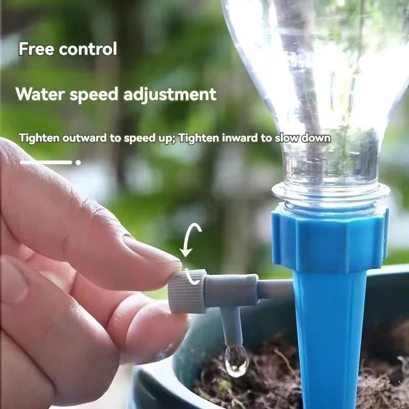 1/10pcs Horticultural automatic drip dispenser leak proof, adjustable speed control, precise and continuous water supply