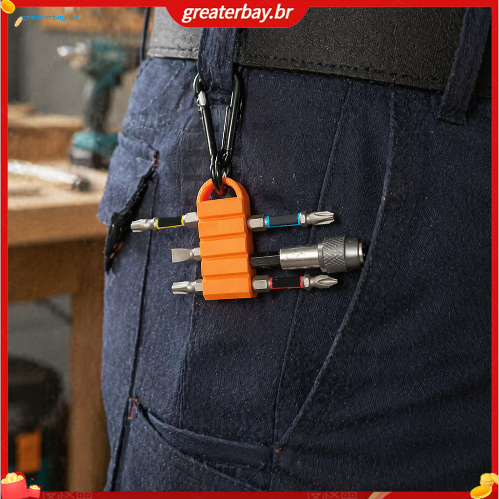 Heavy Duty 3d Printed Drill Bit Holder Screwdriver Bits Organizer with Multi-slots – Durable Power Tool Storage Rack f