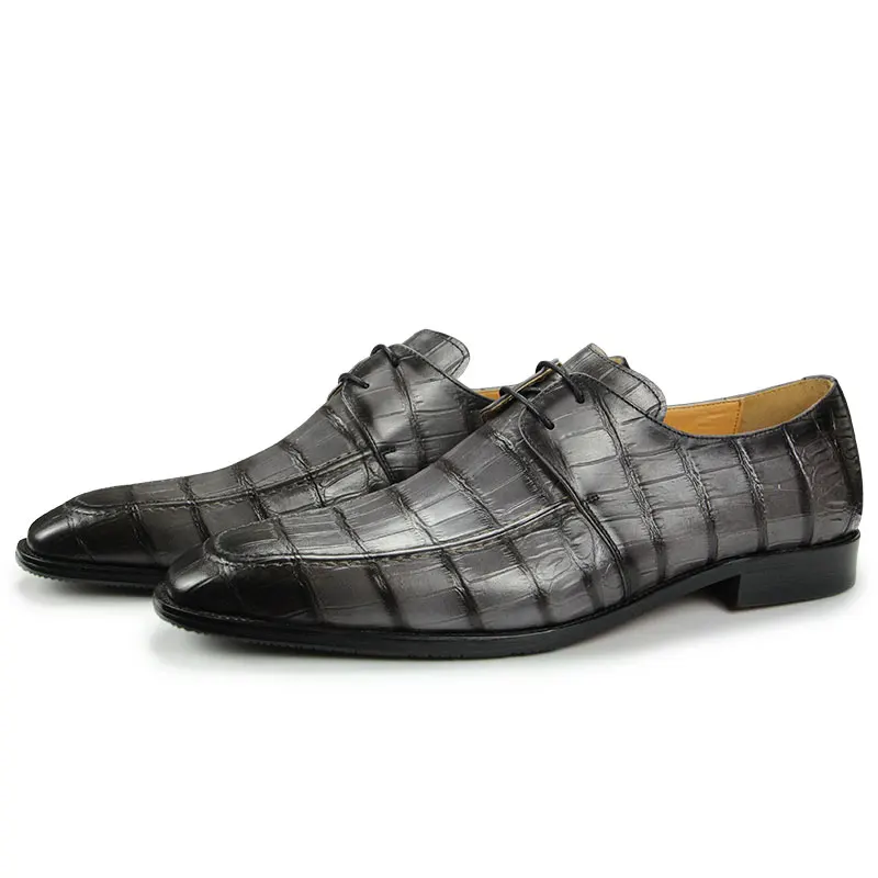 Premium Men's Handmade Leather Oxford Shoes High-End Business Formal & Casual Derby Shoes for Youth|British Style Carved Design