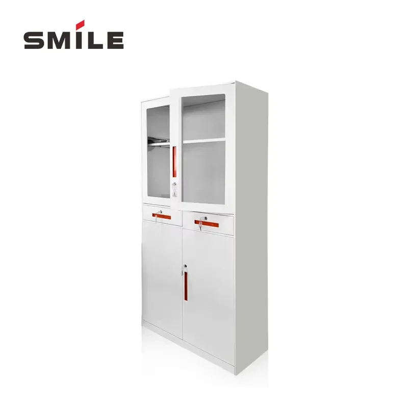 CHNSNILE 4-Door Premium Steel Office Storage Cabinet Smooth Running Drawers Easy Access File Cabinet for Documents Shoes/Bags