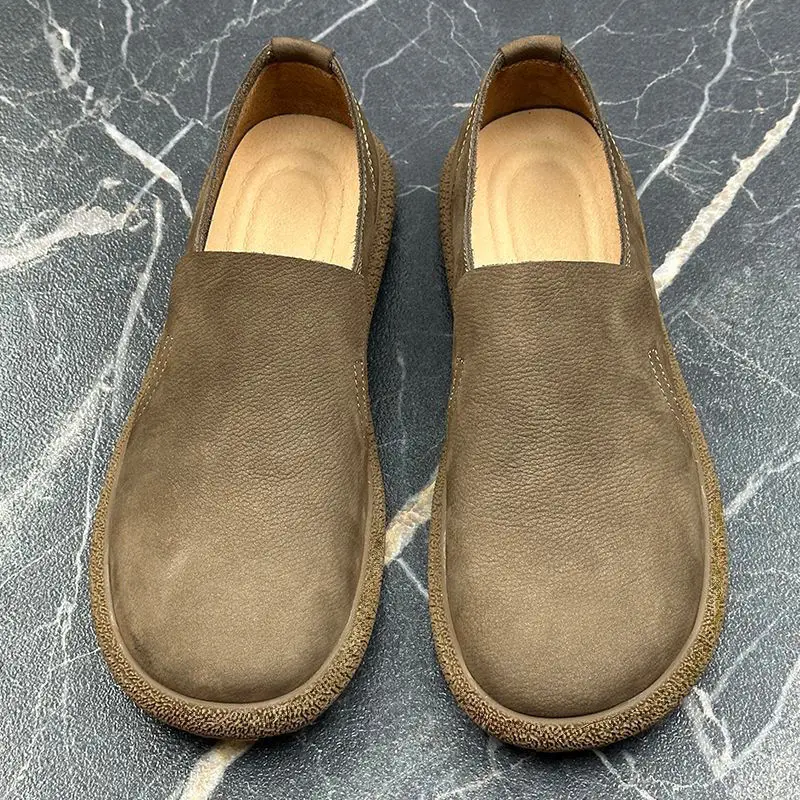 Men's Premium Suede Loafers, Elegant Slip-on Casual Shoes Comfortable Non-slip Footwear for Business Office & Formal Occasions