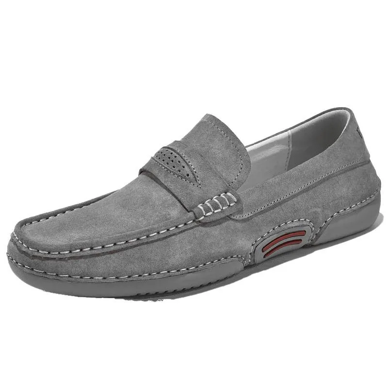 Men's Premium Suede Loafers, Fashion Slip-on Casual Shoes, Comfortable Non-slip Footwear for Business, Office & Formal Occasions