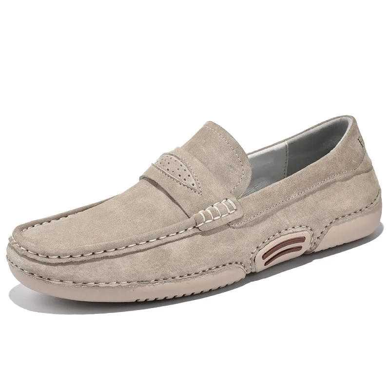 Men's Premium Suede Loafers, Fashion Slip-on Casual Shoes, Comfortable Non-slip Footwear for Business, Office & Formal Occasions