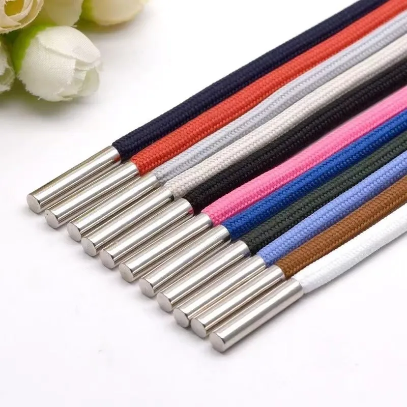 10Pcs Polyester 5mm Braided Cord for Sport Pants Sportwear Casual Hoodie Rope Waist Drawstring DIY Sewing Clothing Accessories