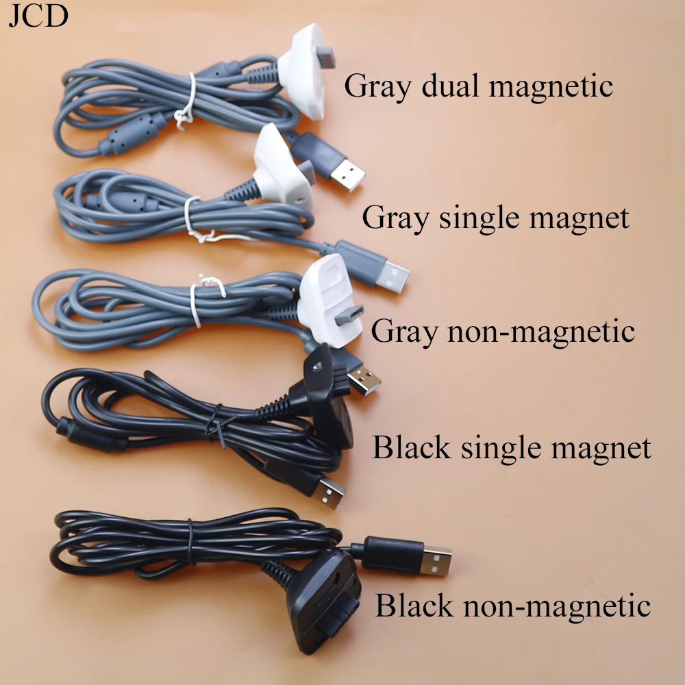 1pcs For Xbox 360 USB Charging Cable Wireless Game Controller Gamepad Joystick Power Supply Charger Cable Game Cables