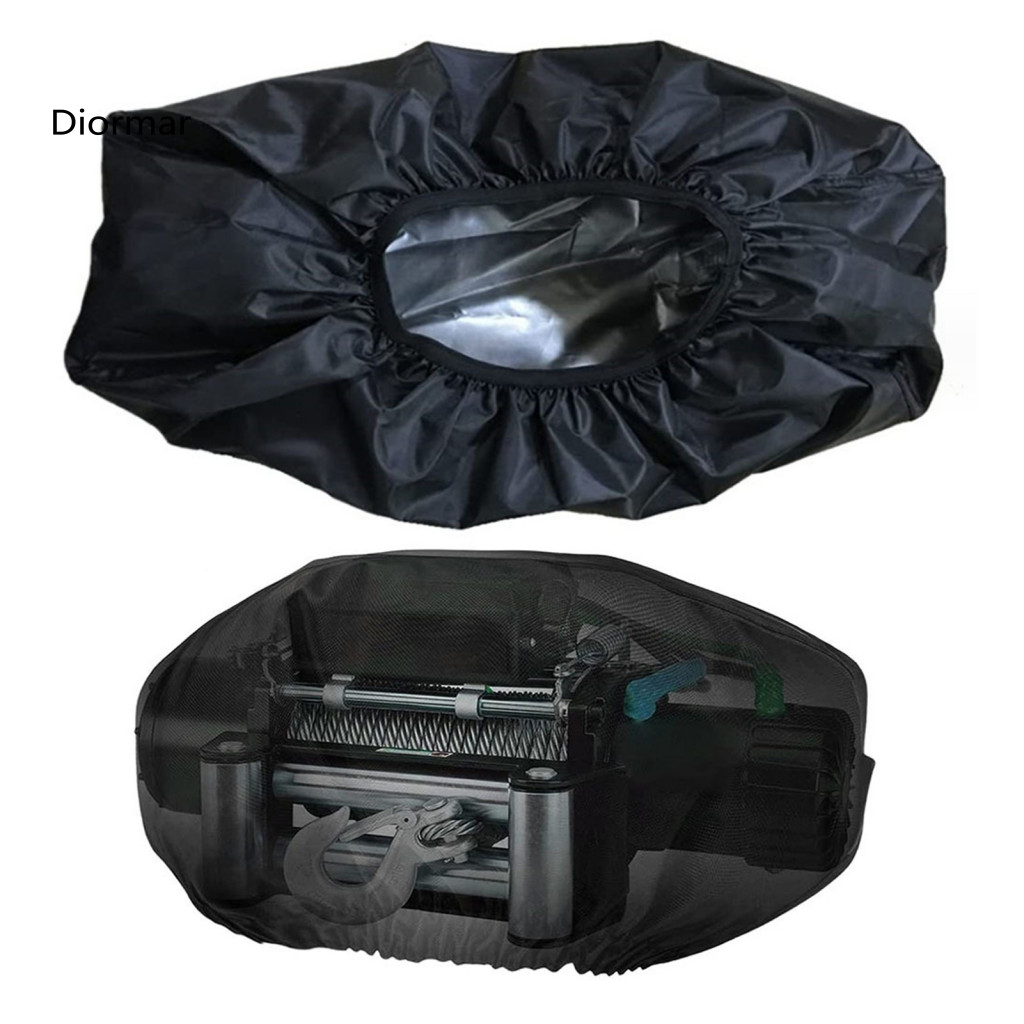 Universal Winch Cover 8500 Lbs 17500 for Electric Winches Heavy Duty Waterproof for 8500-17500 Dust-proof for Car