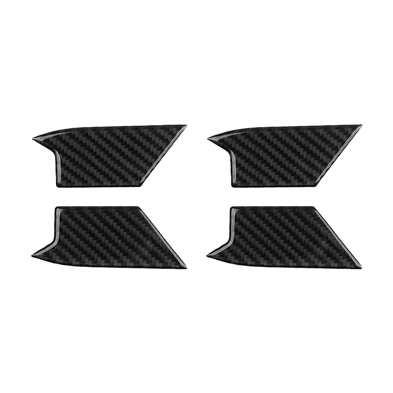 For Volkswagen Vw Golf 8 Mk8 2020 2021 4pcs Carbon Fiber Door Handle Bowl Cover Trim Car Interior Accessories Decoration Sticker