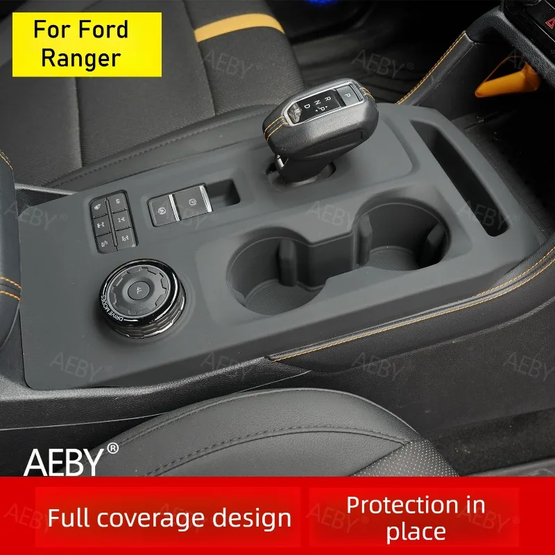 For Ford Ranger 2022-2026 Center console car automatic shift decorative protector,Scratch resistant and dust-proof,accessories