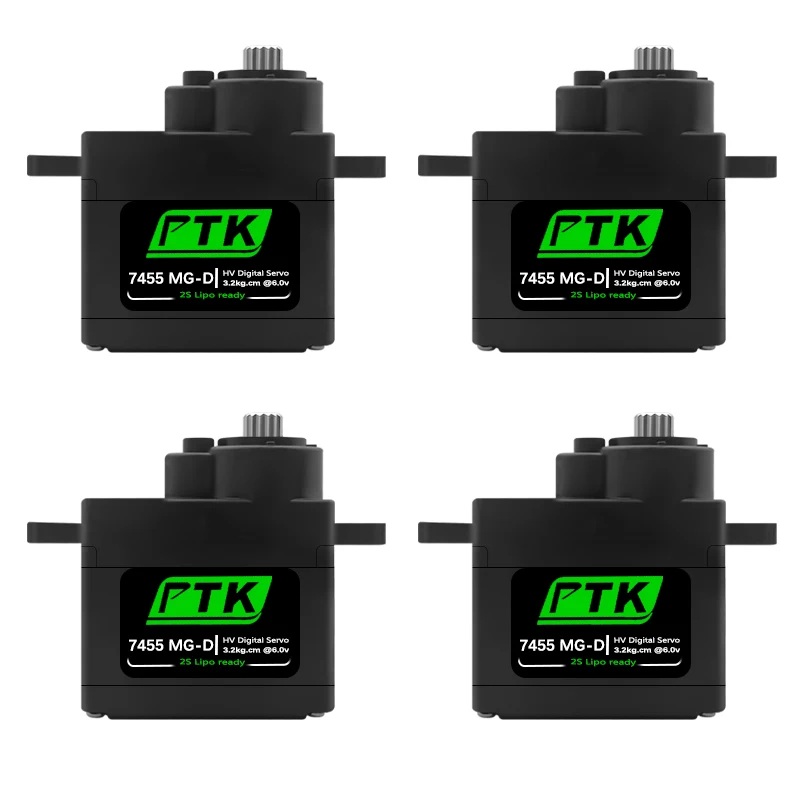 PTK 7455MG-D servo 12g Digital Servo Metal Gear for EPP F3P Glider RC Model Car Helicopter Airplane Hitec HS-65 same level