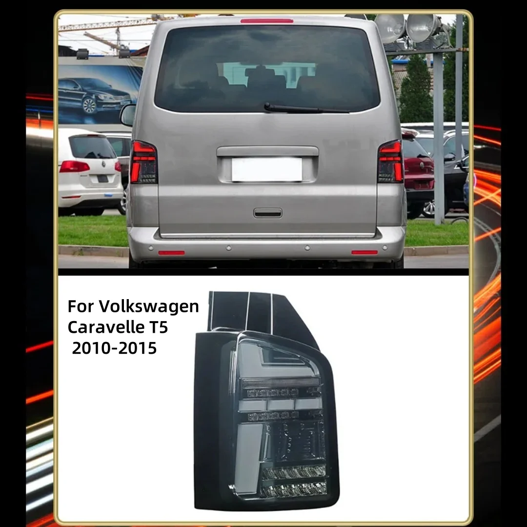 Car Taillight For VW Volkswagen Caravelle T5 2010-2015 Tail Light DRL Rear Lamp LED Bulb Modified Brake Automatic Car Accessory
